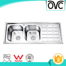 Newest stainless steel double bowl kitchen sink in bangladesh
Newest stainless steel double bowl kitchen sink in bangladesh